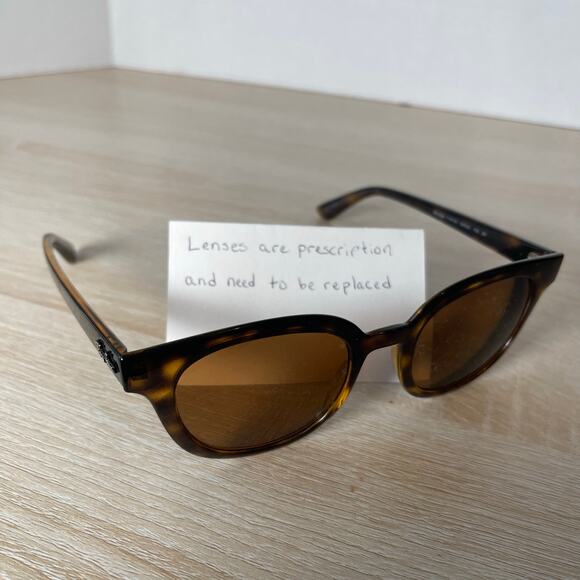Ray-Ban RB4324 710/51 Sunglasses FRAMES ONLY Tortoise Shell Cat Eye 50-21-150 - Picture 1 of 10
